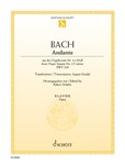 Andante - from Organ Sonata No. 4 E Minor BWV 528 Piano