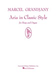 Aria In Classic Style For Harp / Organ