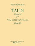 Talin Concerto, Opus 93  (viola/orch)