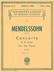 Concerto No. 1 in G Minor, Op. 25 - Schirmer Library of Classics Volume 61 Piano Duet 2P 4H