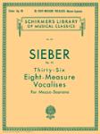 36 Eight-Measure Vocalises, Op. 93 - Schirmer Library of Classics Volume 112 MEZZO-SOPR