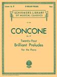 Concone: 24 Brilliant Preludes, Op. 37