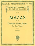 12 Little Duets, Op. 38 - Book 2 - Schirmer Library of Classics Volume 332 2 Violins