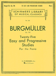 G Schirmer Burgmuller  ed. Oesterle LB500 Twenty-Five Easy and Progressive Studies