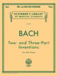 15 Two- and Three-Part Inventions - Schirmer Library of Classics Volume 813 piano