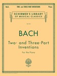 15 Two- and Three-Part Inventions - Schirmer Library of Classics Volume 813 piano
