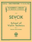 G Schirmer Sevcik   School of Violin Technics Op 1 Sevcik Book 1 - Violin