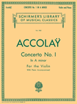 G Schirmer Accolay Schill  Concerto No 1 in A Minor - Violin