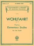40 Elementary Studies, Op. 54 - Schirmer Library of Classics Volume 926 Violin Method Violin