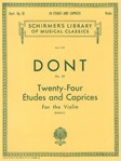 24 Etudes and Caprices, Op. 35 Violin