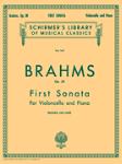 Sonata No. 1 in E Minor, Op. 38 - Schirmer Library of Classics Volume 1411 Cello and Piano Cello