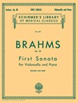 Sonata No. 1 in E Minor, Op. 38 - Schirmer Library of Classics Volume 1411 Cello and Piano Cello