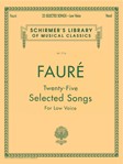 25 Selected Songs - Schirmer Library of Classics Volume 1714 Low Voice