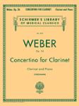 Concertino, Op. 26 - Schirmer Library of Classics Volume 1819 Clarinet and Piano