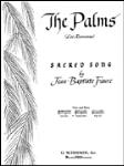 G Schirmer Faure, J B Deis, Carl ST1371 Palms - Medium in B-flat w/Piano (Les Rameaux) - Vocal Medium
