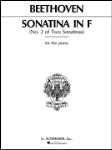 Hal Leonard Beethoven L   Sonatina No. 2 in F - Piano Solo Sheet