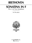 Hal Leonard Beethoven L   Sonatina No. 2 in F - Piano Solo Sheet