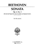 Hal Leonard Beethoven L Von Bulow  Sonata C Major Op2, No3, Piano Edition, Edited by Von Bulow and Lebert - Piano Solo Sheet