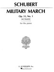 Hal Leonard Schubert F Oesterle L  Military March, Op. 51, No. 1 - Piano Solo Sheet