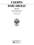 Barcarolle  Opus 60 F# Major