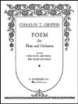 Poem for Flute and Orchestra, arr. for Flute and Piano -