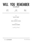 Will You Remember