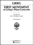 G Schirmer Grieg Grainger  Piano Concerto - 1st Movement - Piano Solo Sheet