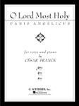 Hal Leonard Franck C   Panis Angelicus (O Lord Most Holy) - High in A - Vocal High