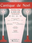 G Schirmer Adam A Stickles W  Cantique de Noel (O Holy Night) - High in Eb - High Voice / Organ
