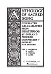 Anthology Of Sacred Song Volume 3