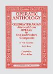 Operatic Anthology - Volume 5 - Bass and Piano Bass