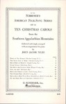 10 Christmas Carols From The Southern Appalachian Mountains