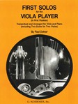 First Solos for the Viola Player - Viola and Piano Viola