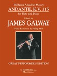 Andante in C Major, K.V.315 - Flute and Piano Flute