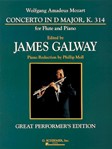 Concerto No. 2 in D Major, K. 314 - for Flute & Piano Reduction Flute