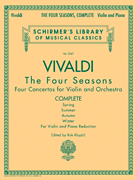 Antonio Vivaldi - The Four Seasons, Complete - Schirmer Library of Classics Volume 2047