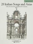 G Schirmer Various   28 Italian Songs & Arias of the 17th & 18th Centuries - Medium Low - Book Only