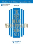 First Book of Mezzo-Soprano Solos - Part III