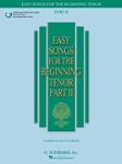 Easy Songs for the Beginning Tenor - Part II - Book/Online Audio