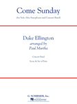 Come Sunday (Alto Sax Feature)