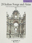 G Schirmer Various Parisotti  28 Italian Songs & Arias of the 17th & 18th Centuries - High Voice - Book Only