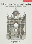 G Schirmer Various Parisotti  28 Italian Songs & Arias of the 17th & 18th Centuries - Low Voice - Book Only