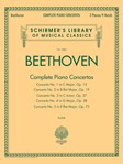 Beethoven - Complete Piano Concertos - Schirmer Library of Classics Volume 4480 Two Pianos, Four Hands 2P/4H