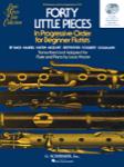 Forty Little Pieces in Progressive Order CD Only FLUTE