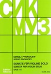 Sonata For Violin Solo In D Major Op. 115