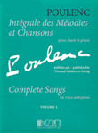 Complete Songs For Voice And Piano Vol 1