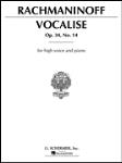 Vocalise Op. 34, No. 14 - High Voice HIGH VOICE