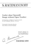 Songs Without Opus Number [vocal]