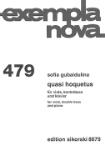 Quasi Hoquetus [viola, double bass & piano] Mixed