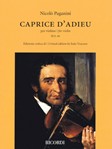 Caprice D'adieu [violin] Paganini